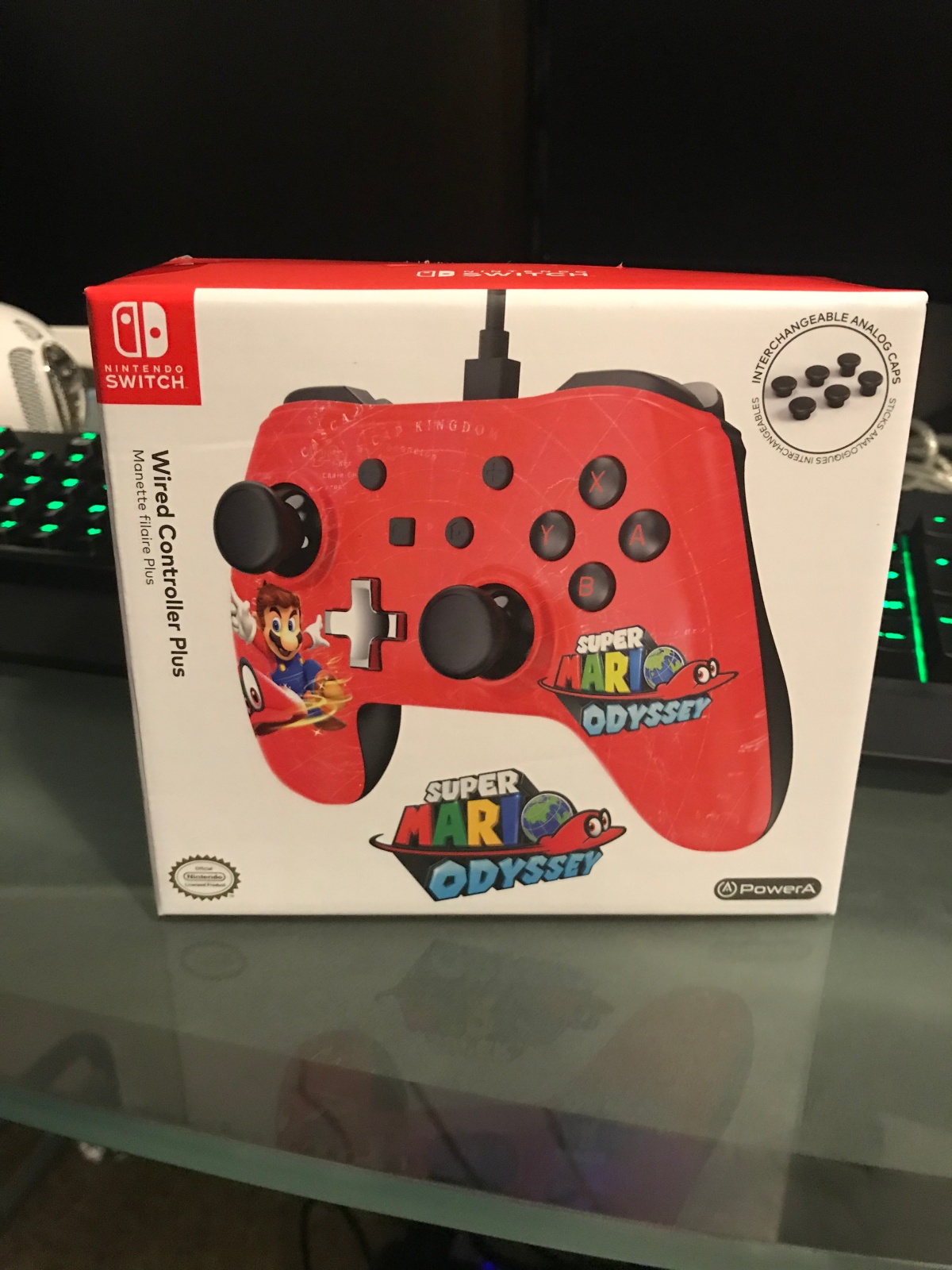 Unboxing The New Super Mario Odyssey Wired Controller Plus for Nintendo Switch